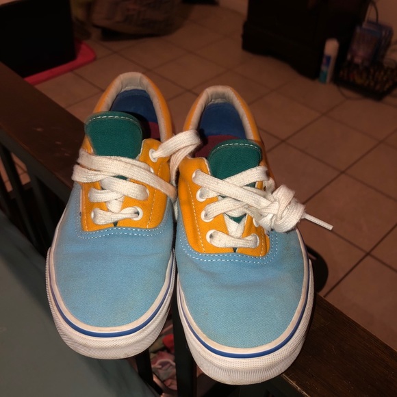 Multi Colored Vans Size 6 - Picture 4 of 6